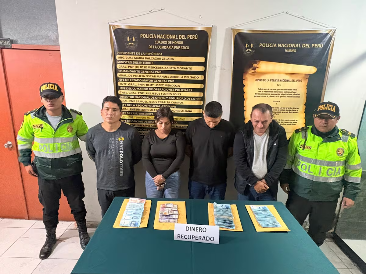 Capturan a presunta banda dedicada a robos en viviendas
