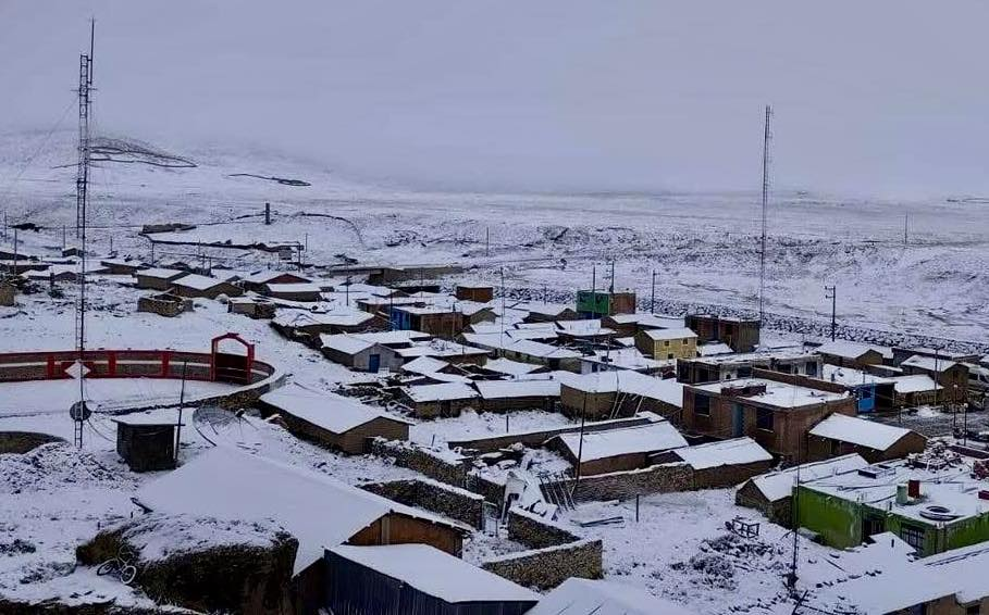 Tras nevadas, Arequipa entrará en un periodo de descenso de temperaturas