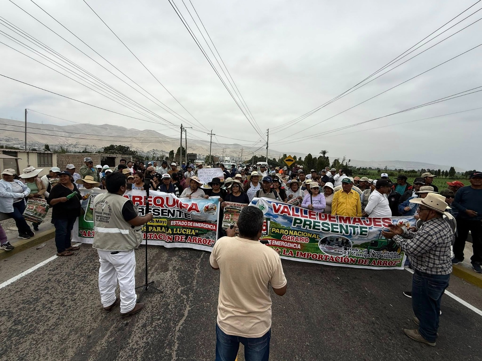 Arroceros intensifican protestas por caída de precios y crisis en el agro