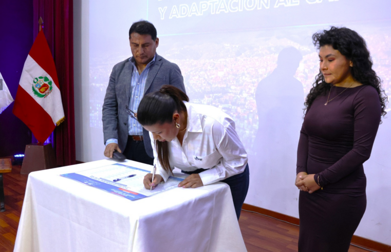 Arequipa firma pacto para fortalecer gestión de riesgos