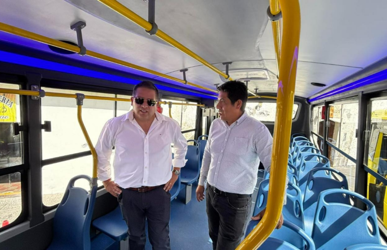 Incorporan 13 nuevas unidades para reforzar transporte público en Cayma