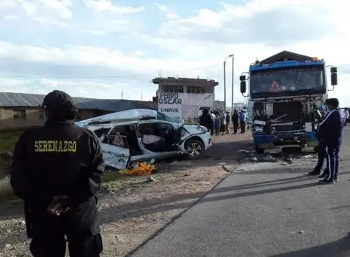 Juliaca registra la segunda mayor cifra de fallecidos por accidentes de tránsito