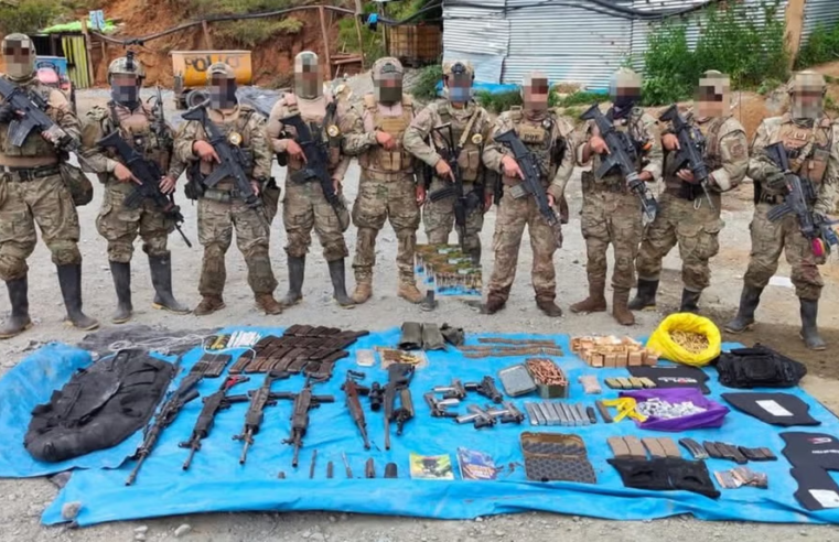 Comando Unificado Pataz interviene bocamina y decomisa armas