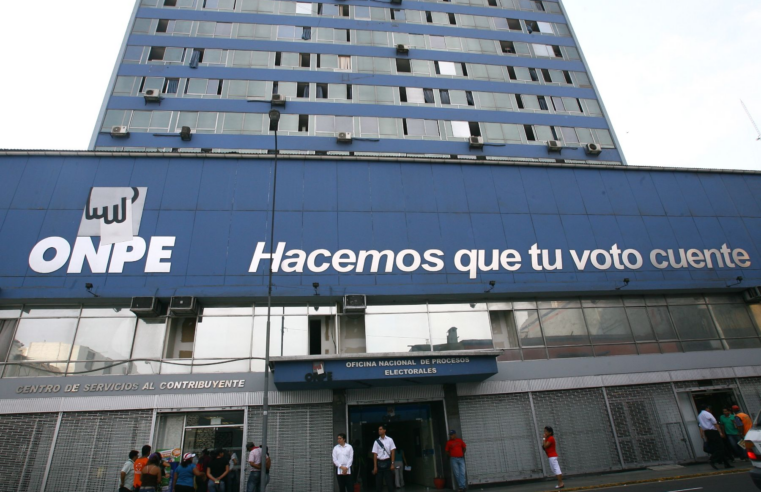 Plazo de inscripción para jefe de ONPE será hasta el 8 de mayo