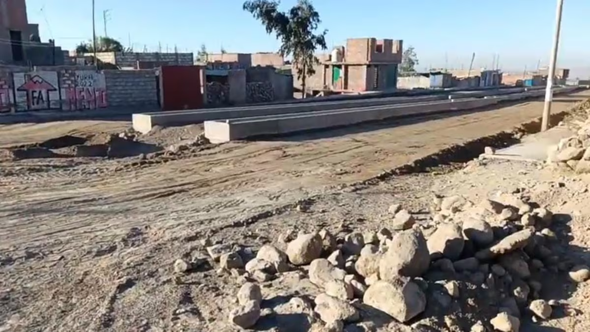 Obra vial en Yura paralizada tras más de 950 días de ejecución