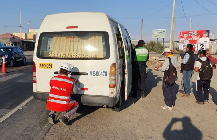 Transporte informal es la infracción más común en las carreteras