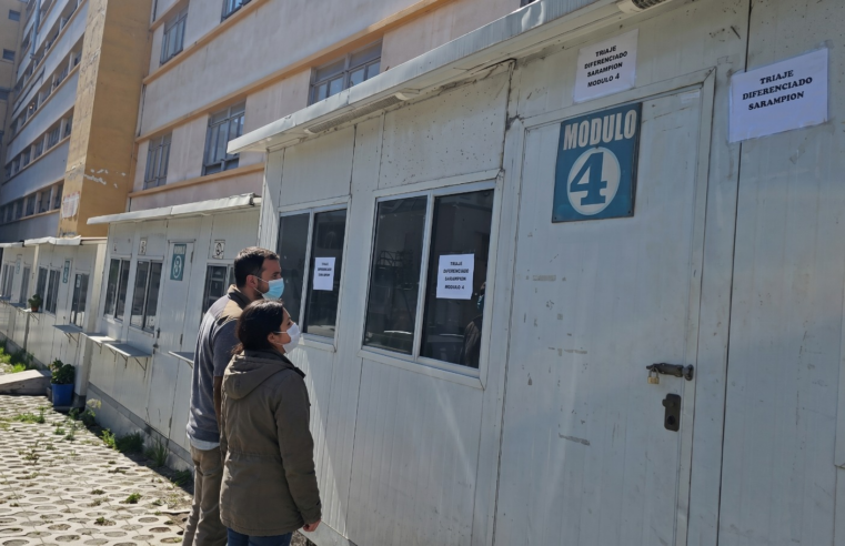 Sospechosos de sarampión serán atendidos en módulo diferenciado para evitar contagios