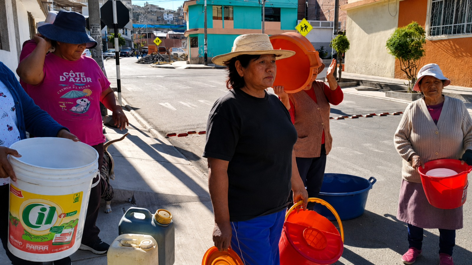 Vecinos de Mariano Melgar protestan por falta de agua potable