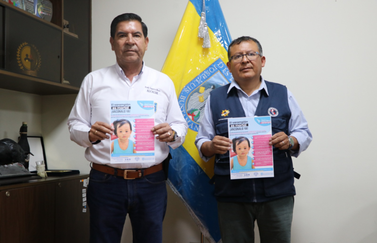 Activan cerco epidemiológico por sarampión en Bustamante