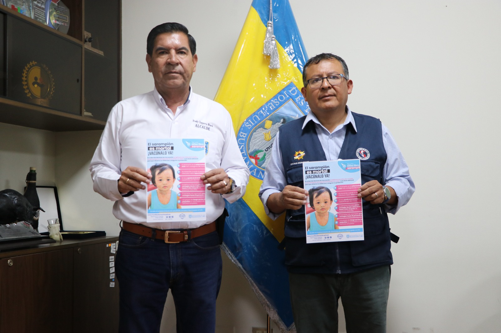 Activan cerco epidemiológico por sarampión en Bustamante
