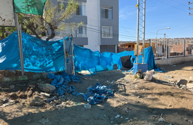 Vecinos denuncian abandono del parque Juan Velasco en Socabaya
