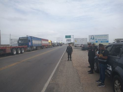 Sutran reporta 18 interrupciones de tránsito por paro agrario