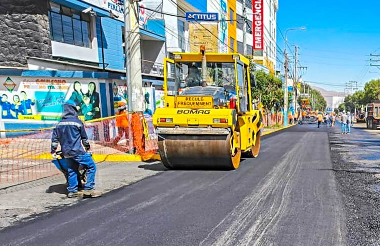 Avance de obra de la avenida Independencia en más del 25%