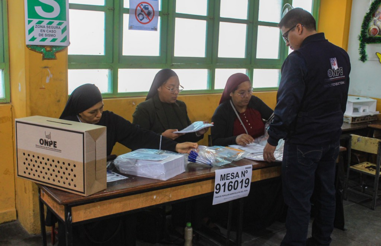 ONPE abrirá locales de votación desde las 6:00 a.m. el 7 de junio