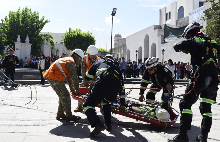 Indiferencia marca la jornada de simulacro de sismo en Arequipa
