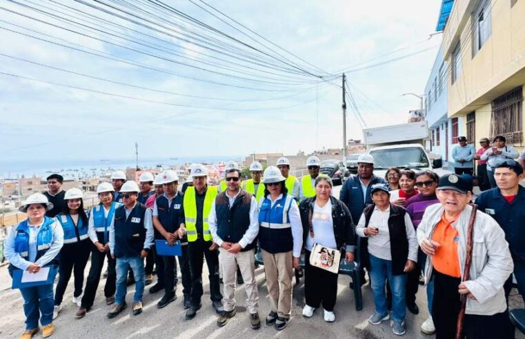 EPS Ilo reinicia obra en César Vallejo con inversión de S/ 3 millones