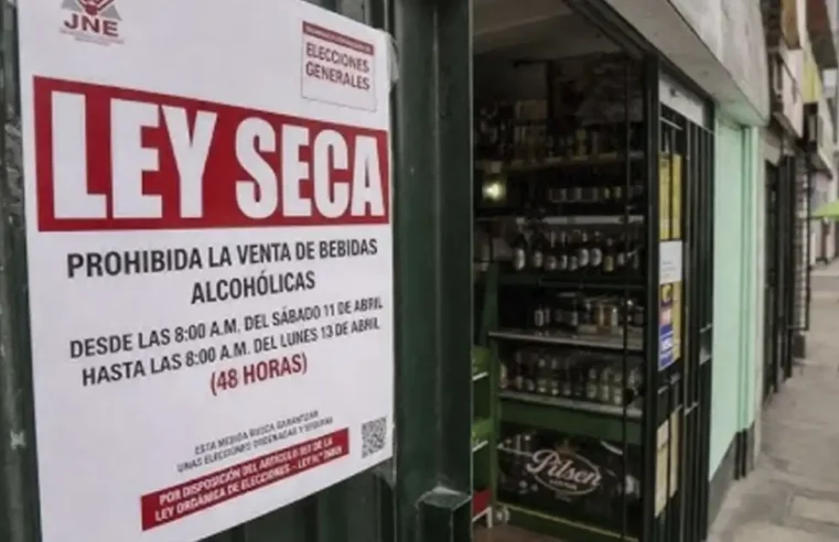 Desde este sábado rige la “ley seca” en todo el país por la segunda vuelta