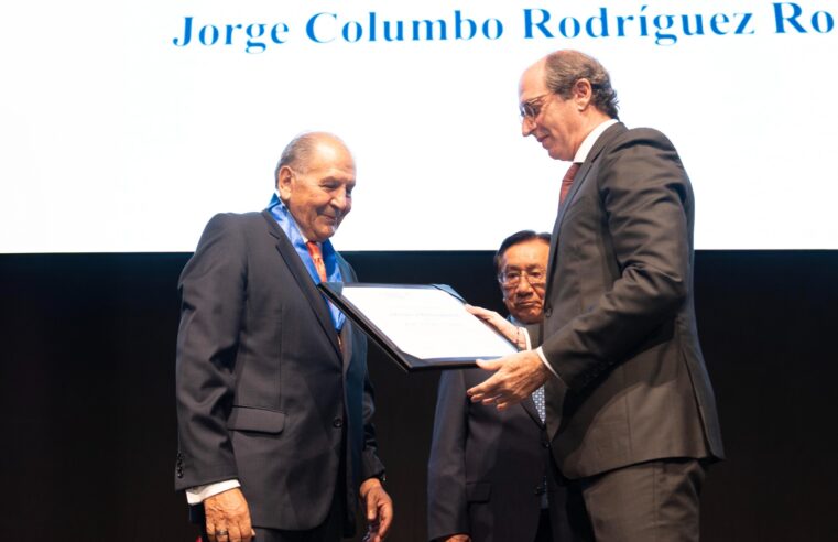 SNI rinde merecido reconocimiento a Jorge Rodríguez fundador del Grupo Gloria