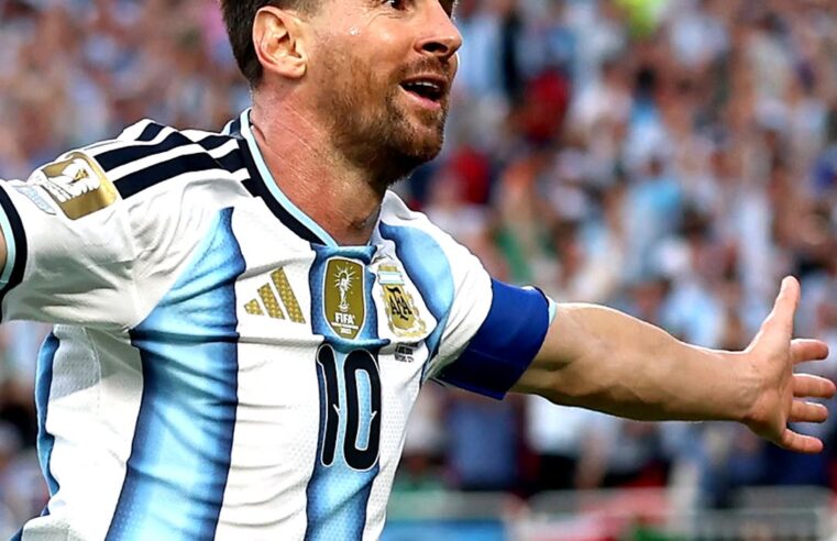 Messi brilló con tres goles y Argentina ganó