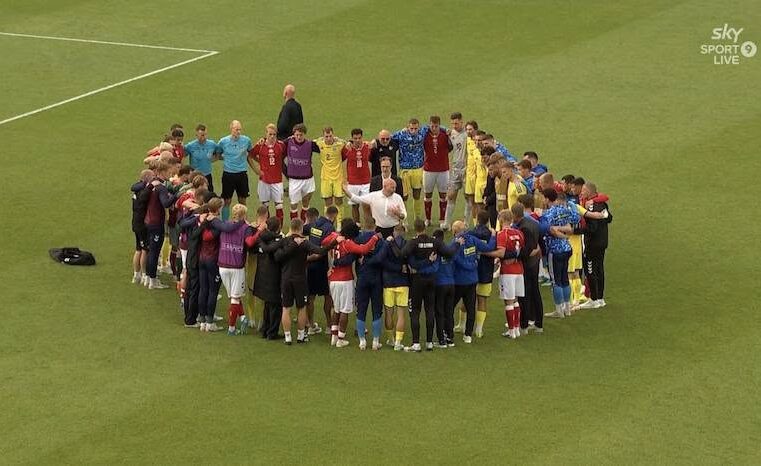 Susto previo al mundial por desmayo de Christian Eriksen de Dinamarca