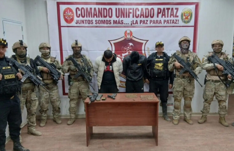 Capturan a presuntos integrantes de organización criminal en Pataz