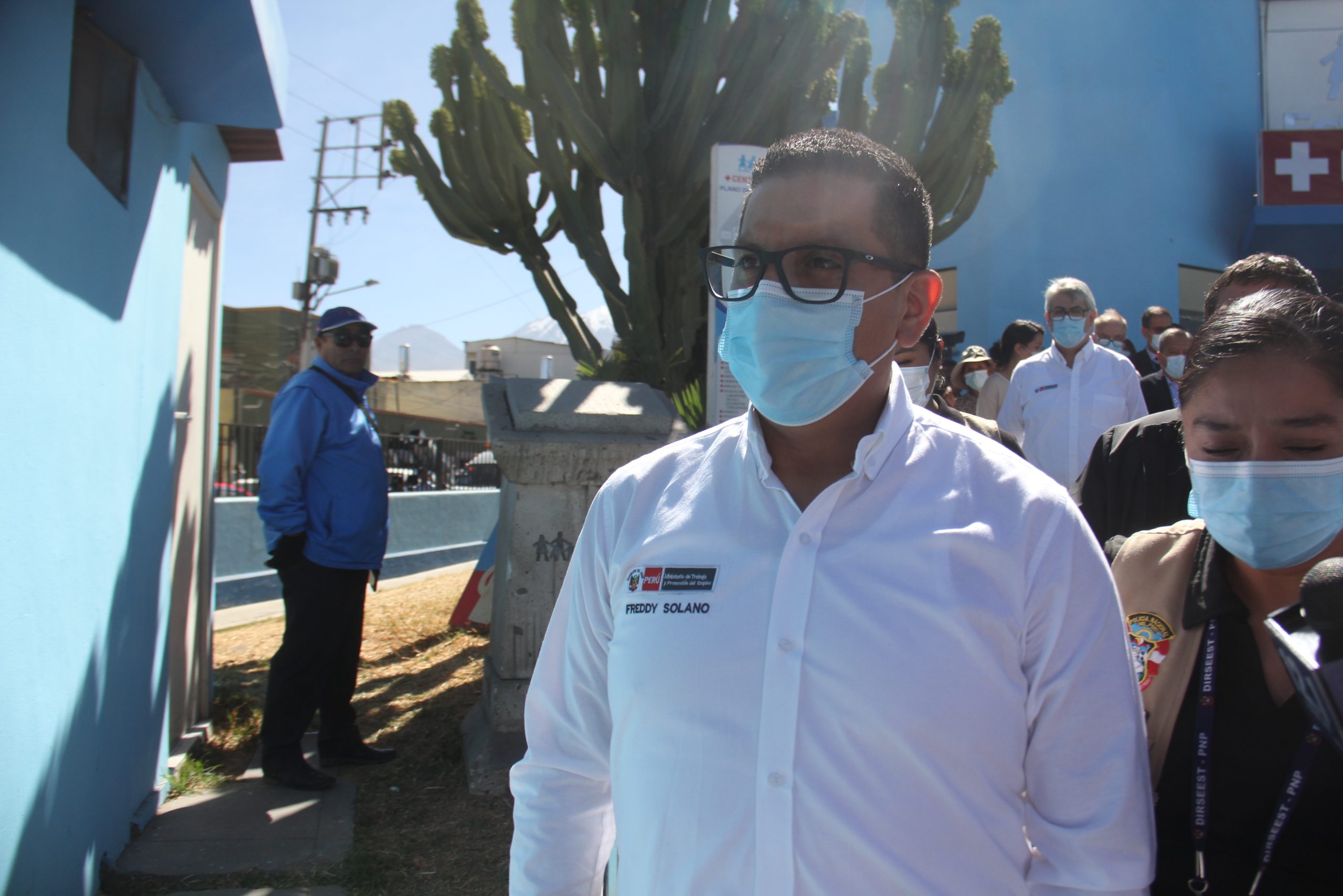 Ministro de Trabajo llama a la unidad política durante visita a Arequipa