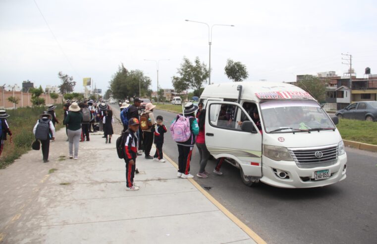 Transporte informal en Arequipa un problema sin solución por la MPA