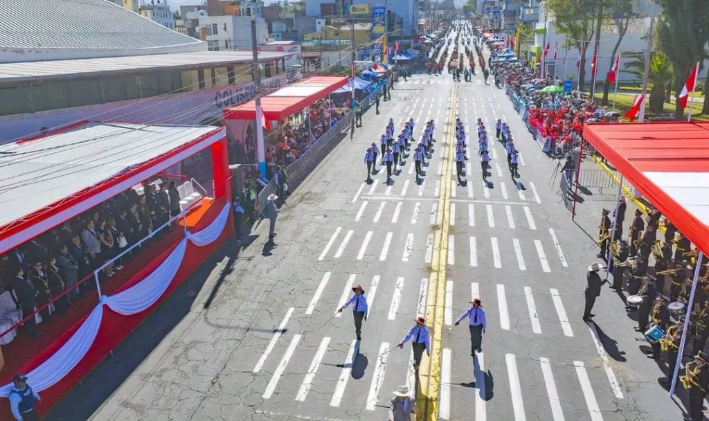 Despliegan plan de seguridad para desfiles por Fiestas Patrias en la Av. Independencia