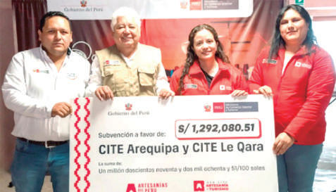 Mincetur destina más de S/1,2 millones para impulsar artesanía y turismo en Arequipa
