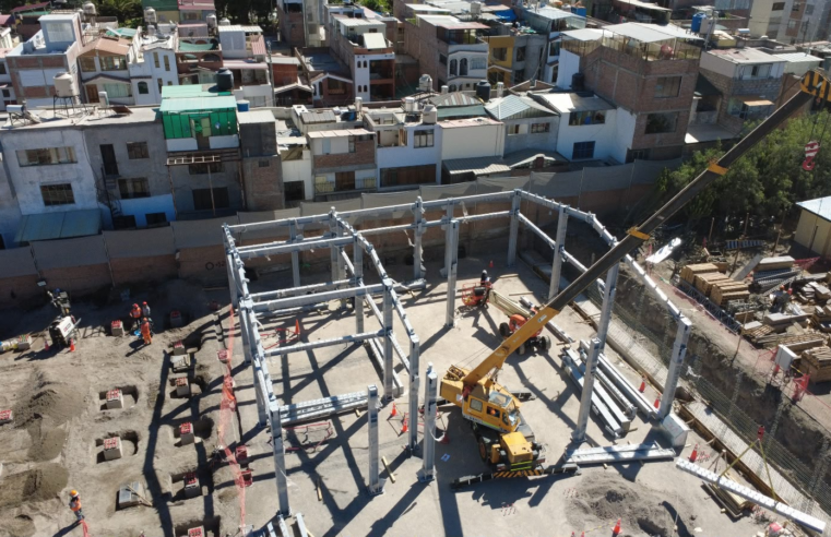 Contingencia del IREN Sur tendrá 90 toneladas de acero sismorresistente