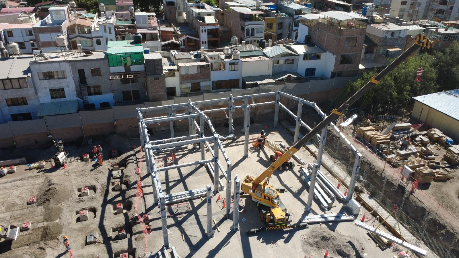 Contingencia del IREN Sur tendrá 90 toneladas de acero sismorresistente
