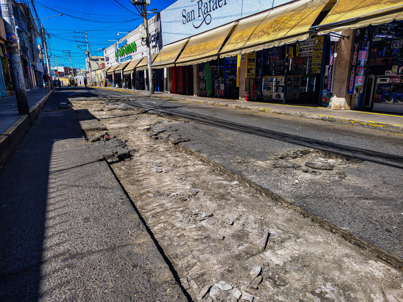 Trabajos en pasaje Santa Rosa superan el 25 % y reabren Melgar