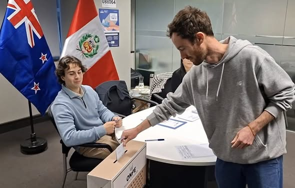 Nueva Zelanda registró el primer voto peruano de la segunda vuelta