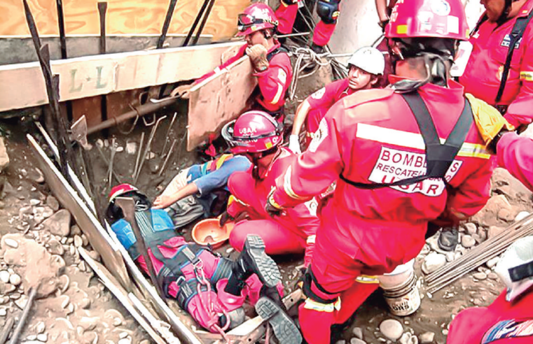 La misión de los bomberos peruanos en la tragedia de Venezuela