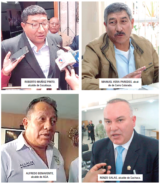 Alcaldes cuestionados buscan llegar a la Municipalidad Provincial de Arequipa