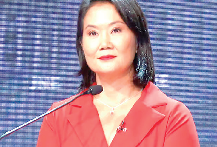 Keiko Fujimori es virtual presidenta tras concluir conteo oficial de ONPE