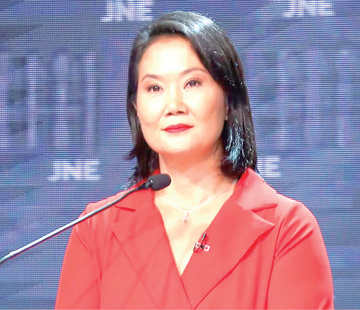 Keiko Fujimori es virtual presidenta tras concluir conteo oficial de ONPE