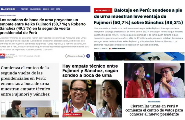 Medios internacionales siguen los ajustados resultados electorales