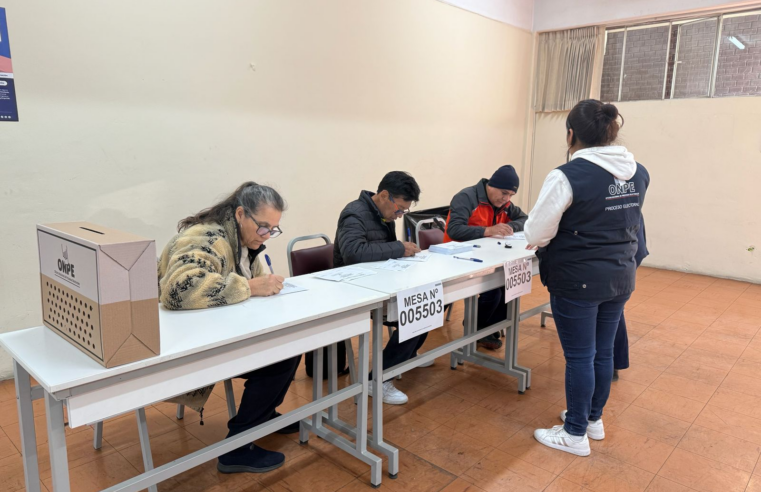 Ausentismo llegó al 20 % en la segunda vuelta en Arequipa