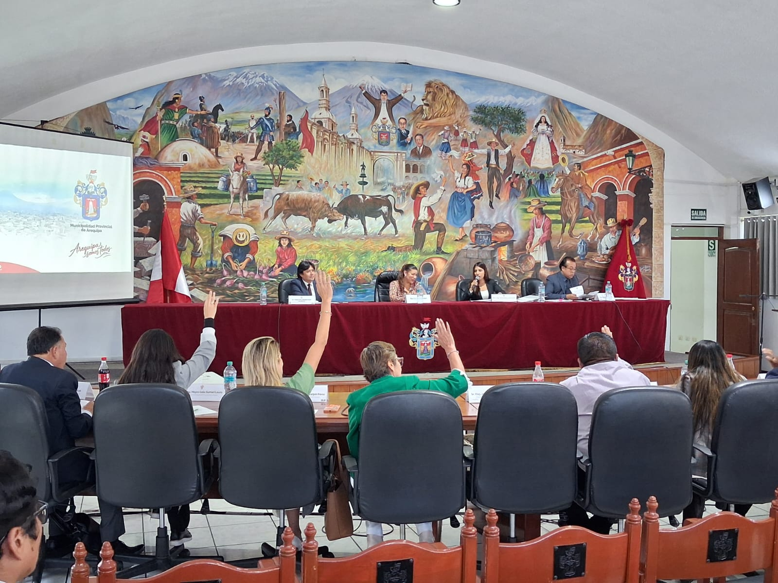 Aprueban licencia sin goce de haber para Ruccy Oscco y tres regidores