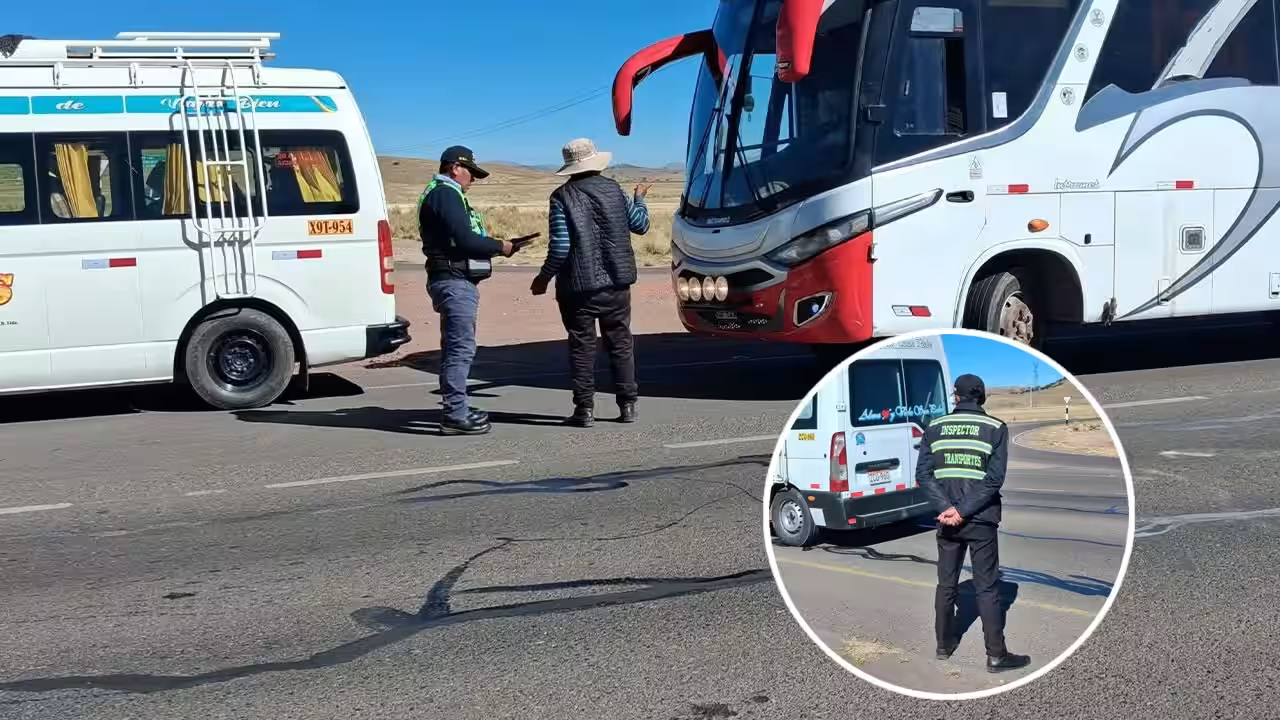 Operativo en Sillustani inspecciona más de 50 vehículos en ingreso a la ciudad