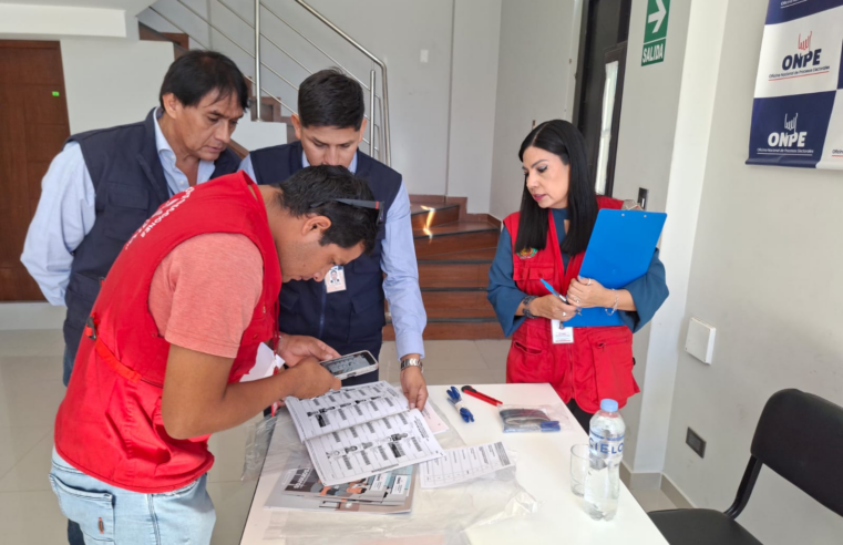 ODPE Caylloma verifica material electoral con miras a elecciones