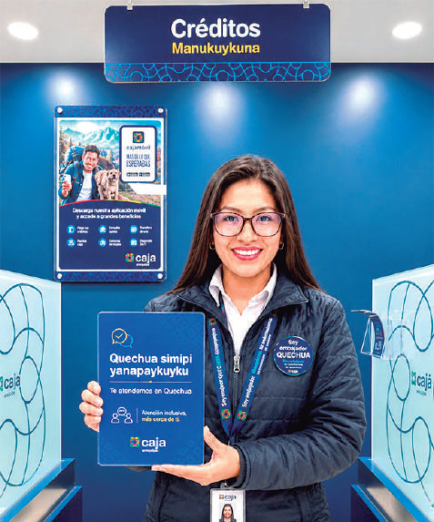 Caja Arequipa fortalece su atención con servicios en quechua