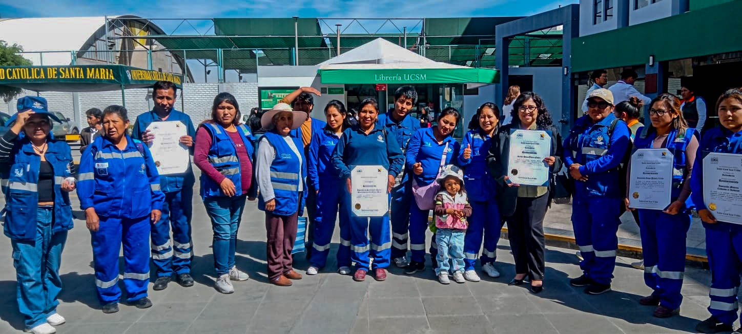 Arequipa recibe reconocimiento “héroes del reciclaje” por impulsar desarrollo sostenible