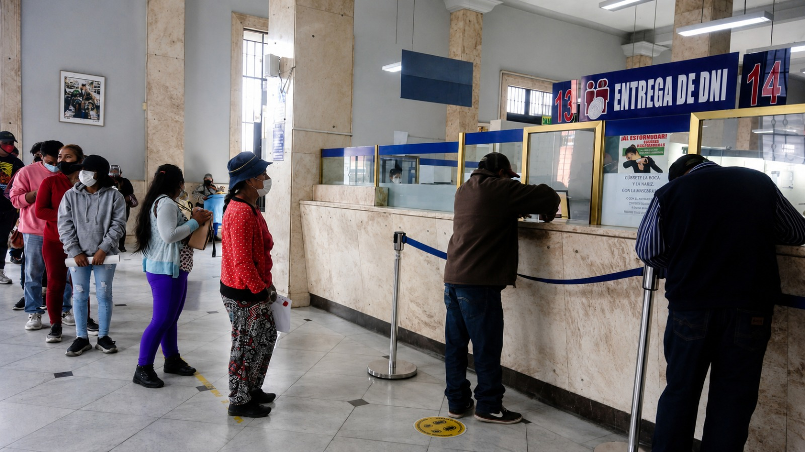 Más de 14 mil DNI faltan recoger en Arequipa.