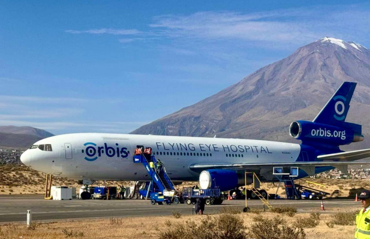 Hospital Ocular Volador de Orbis llega a Arequipa para realizar cirugías y capacitar