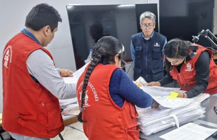 ONPE concluye conteo de actas y proceso electoral entra a etapa decisiva