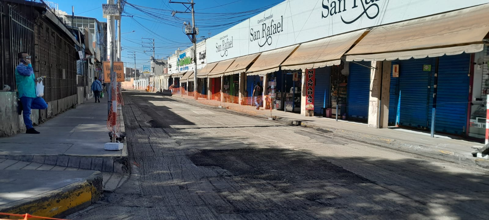 Obras viales en Melgar y Santa Rosa provocan malestar entre comerciantes