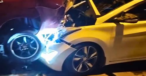 Automóvil fuera de control deja cuatro vehículos dañados en Miraflores