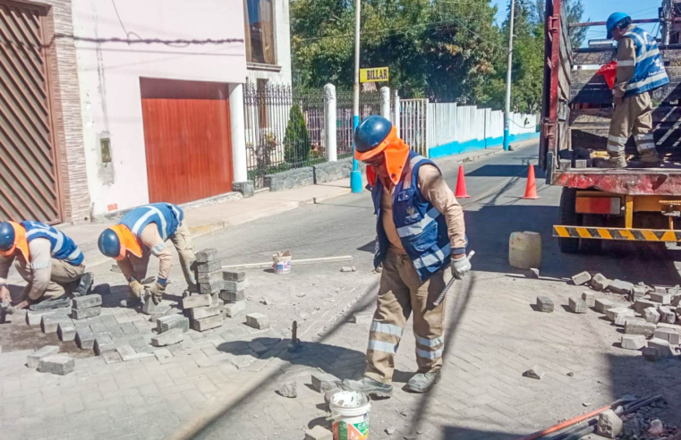 Intensifican parchado de vías en el Cercado de Arequipa